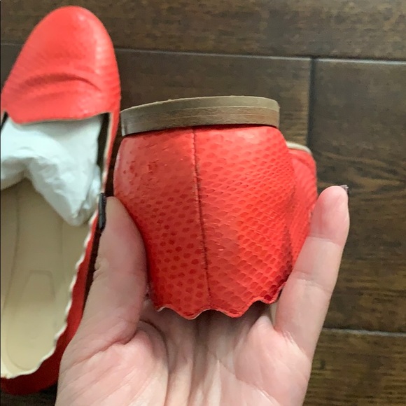 Chloè Scalloped Coral Flats 38.5 - Picture 4 of 5